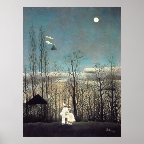 Carnival Evening by Henri Rousseau Poster
