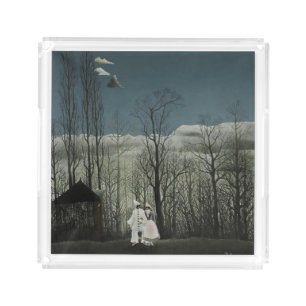 Carnival Evening, Henri Rousseau oil painting 1886 Acrylic Tray