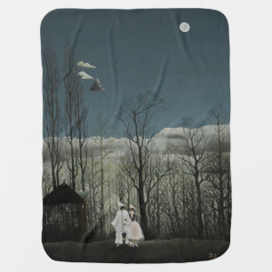 Carnival Evening, Henri Rousseau oil painting 1886 Baby Blanket