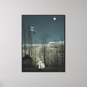 Carnival Evening, Henri Rousseau oil painting 1886 Canvas Print