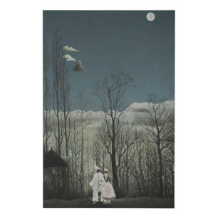 Carnival Evening, Henri Rousseau oil painting 1886 Faux Canvas Print