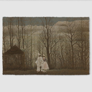 Carnival Evening, Henri Rousseau oil painting 1886 Fiber Doormat