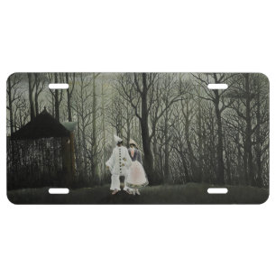 Carnival Evening, Henri Rousseau oil painting 1886 License Plate