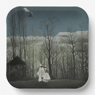 Carnival Evening, Henri Rousseau oil painting 1886 Paper Plates