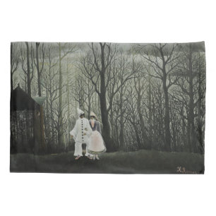Carnival Evening, Henri Rousseau oil painting 1886 Pillow Case