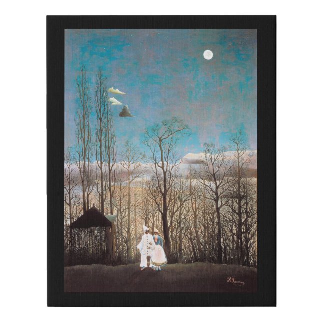 Carnival Evening, Rousseau Faux Canvas Print (Front)