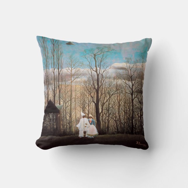 Carnival Evening, Rousseau Throw Pillow (Front)