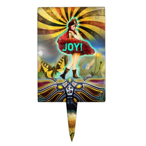 Carnival Fairy Joy Cake Topper