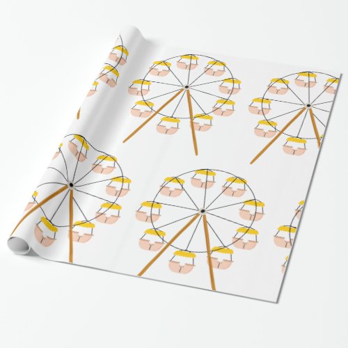 Carnival Ferris Wheel Wrapping Paper