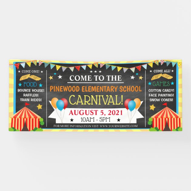 Carnival Festival Banner Zazzle