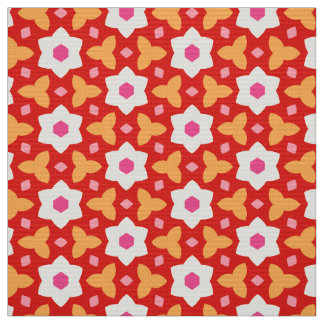 CARNIVAL - Geometric Botanical Flower Cute Floral Fabric