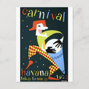 Carnival Havana Cuba Vintage Holiday Travel