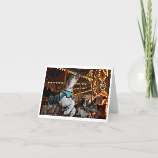 Carnival Horse Blank Card