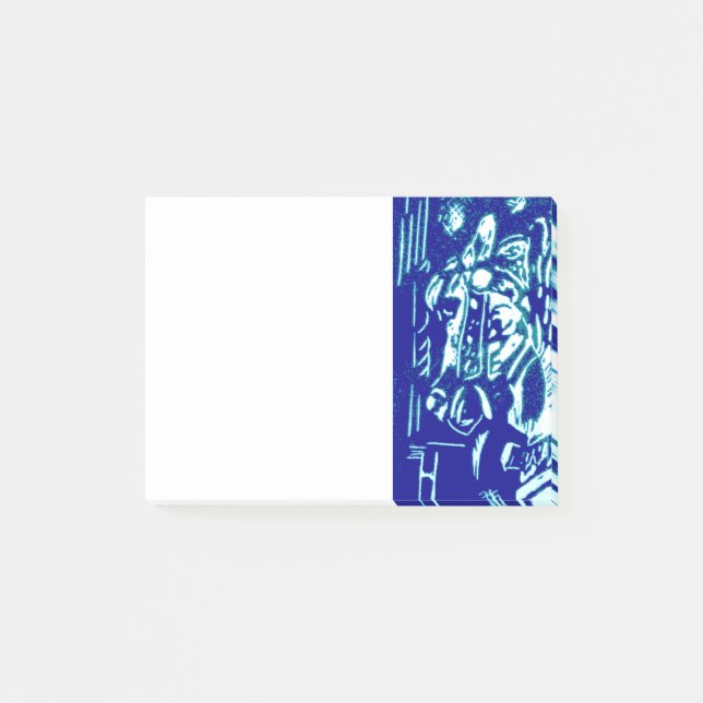 Carnival Horse Blues Post-it Notes (Front)