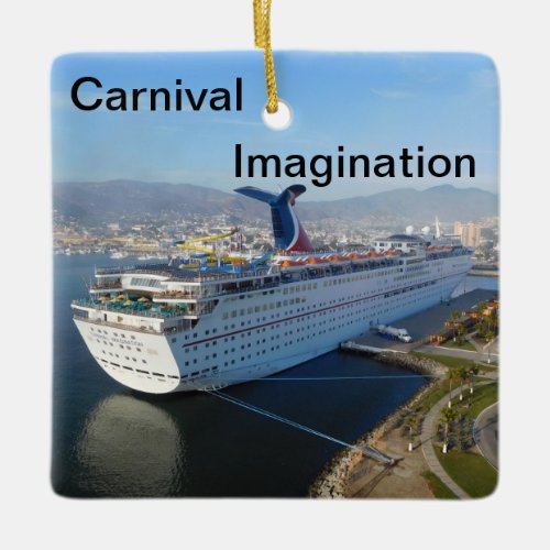 Carnival Imagination Cruise Ship Ornament