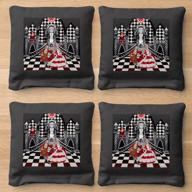 Carnival in a Magical land Cornhole Bags (Wood)