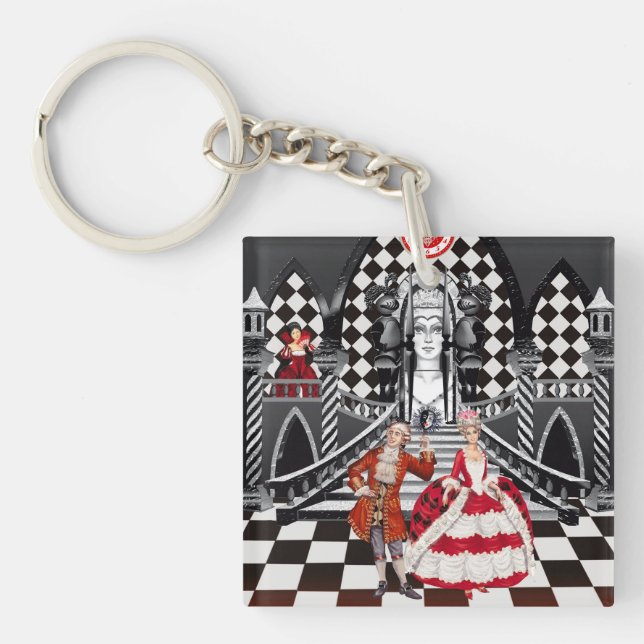 Carnival in a Magical land Keychain (Front)