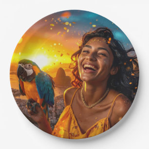 CARNIVAL IN RIO PAPER PLATES