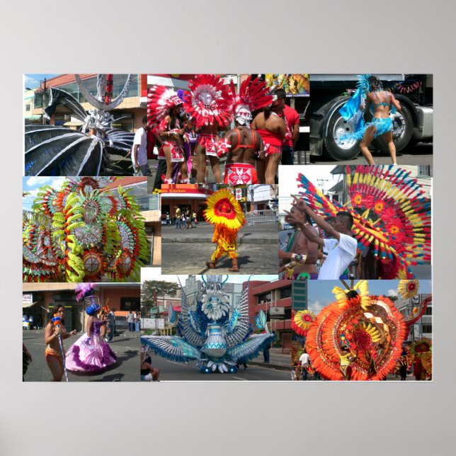 Carnival in Trinidad Poster (Front)