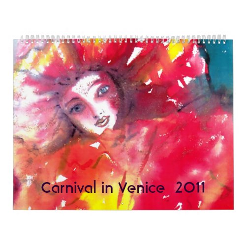 Carnival in Venice 2011 Calendar