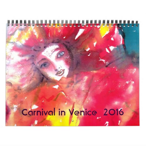 Carnival in Venice 2016 Italian Masquerade Calendar