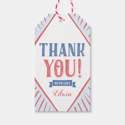 Carnival Kids Thank You Favor Gift Tag