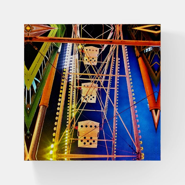 Carnival Lights Paperweight (Front)