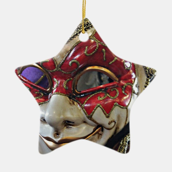 Carnival Mask Design Ornament