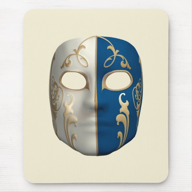Carnival Mask Mouse Pad (Front)