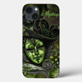 Carnival Mask - Peridot Damask iPad Air Case