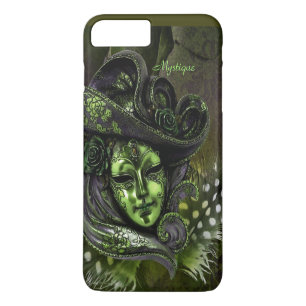 Carnival Mask - Peridot Damask iPhone 7 plus Case
