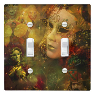 Carnival - New Orleans Mardi Gras Splendor Light Switch Cover