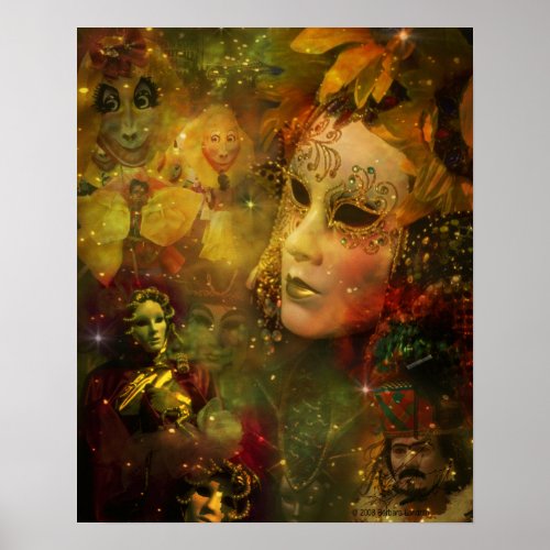 Carnival _ New Orleans Mardi Gras Splendor Poster