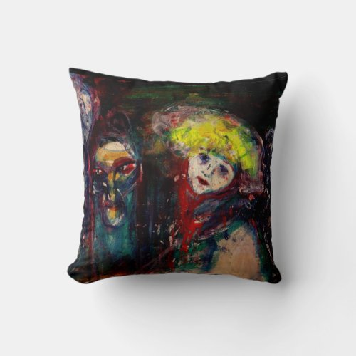 CARNIVAL NIGHT IN VENICE THROW PILLOW