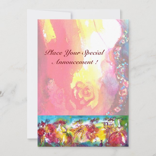 CARNIVAL NIGHT, Mardi Gras Masqureade ,Dance,Music (Front)