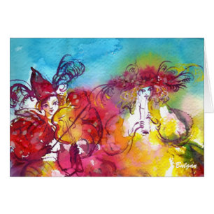 CARNIVAL NIGHT / Venetian Masquerade,,Dance Music Cards