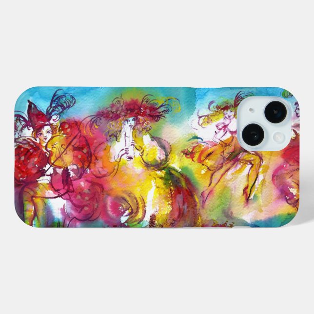 CARNIVAL NIGHT / Venetian Masquerade,Dance Music Case-Mate iPhone Case (Back (Horizontal))