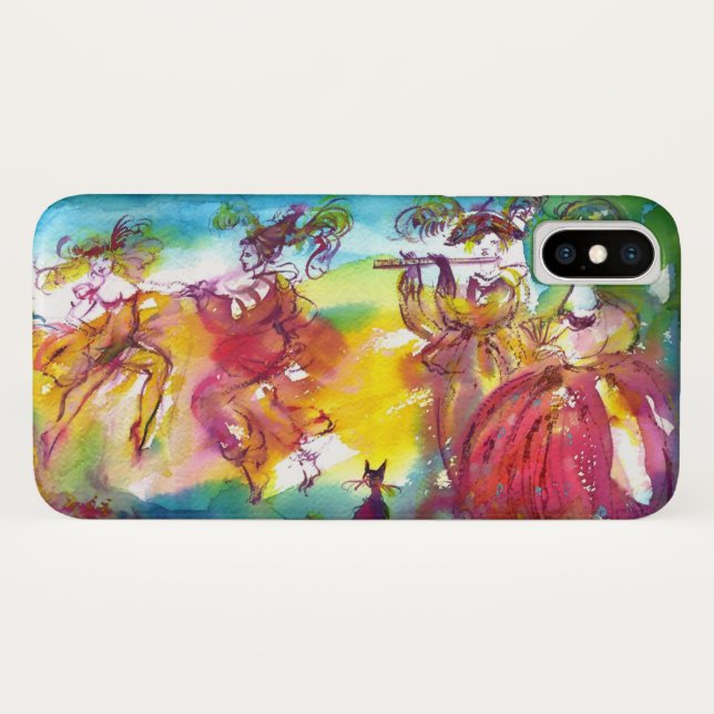 CARNIVAL NIGHT / Venetian Masquerade,Dance Music Case-Mate iPhone Case (Back (Horizontal))