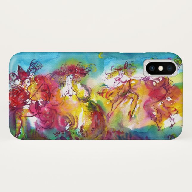 CARNIVAL NIGHT / Venetian Masquerade,Dance Music Case-Mate iPhone Case (Back (Horizontal))