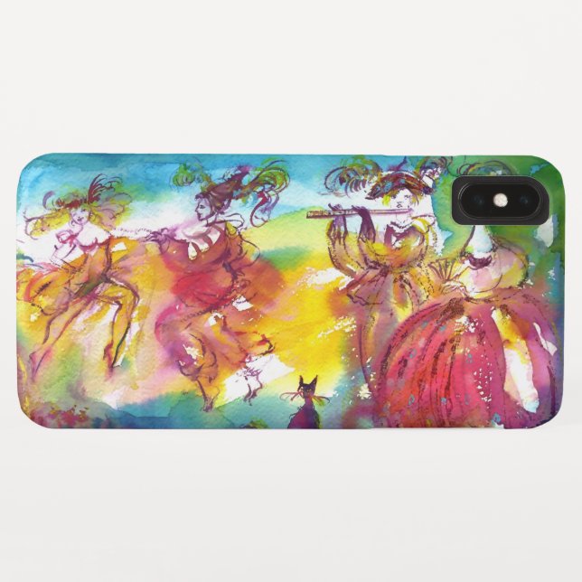 CARNIVAL NIGHT / Venetian Masquerade,Dance Music Case-Mate iPhone Case (Back (Horizontal))