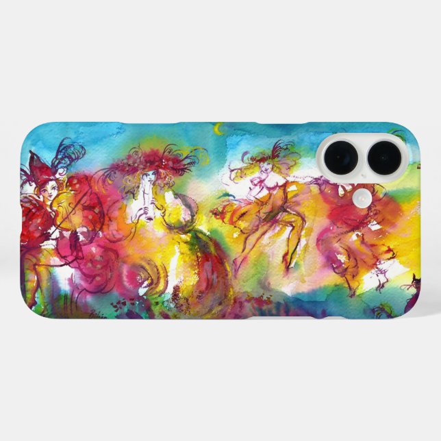 CARNIVAL NIGHT / Venetian Masquerade,Dance Music Case-Mate iPhone Case (Back (Horizontal))