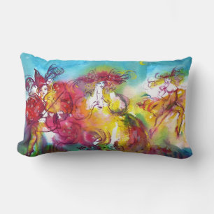 CARNIVAL NIGHT / Venetian Masquerade,Dance Music Lumbar Pillow