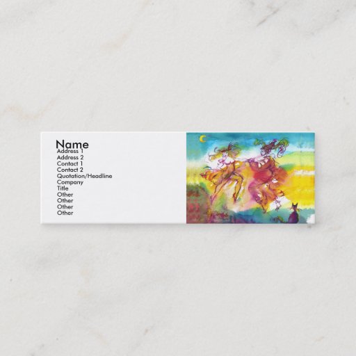 Customizable CARNIVAL NIGHT / Venetian Masquerade,,Dance Music Business Card