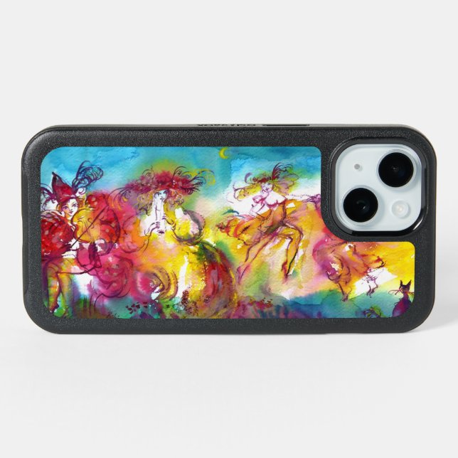 CARNIVAL NIGHT / Venetian Masquerade,Dance Music O iPhone 15 Case (Back Horizontal)