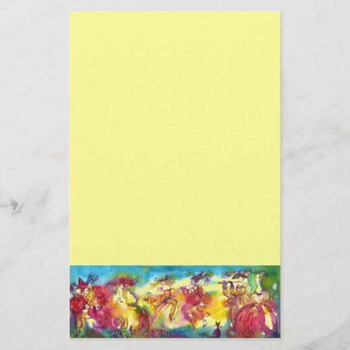 CARNIVAL NIGHT  Venetian MasqueradeDance Music Stationery