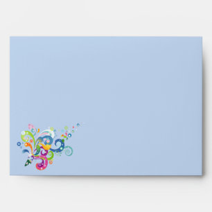 Carnival of Color Greeting Card Envelope