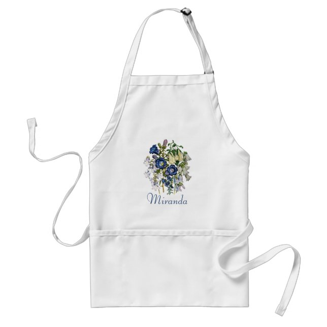 Carnival of flowers adult apron (Front)
