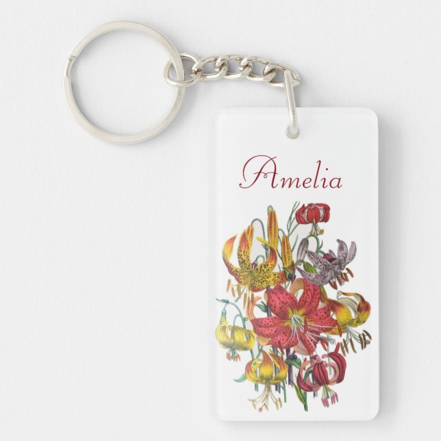 Carnival of flowers keychain (Front)
