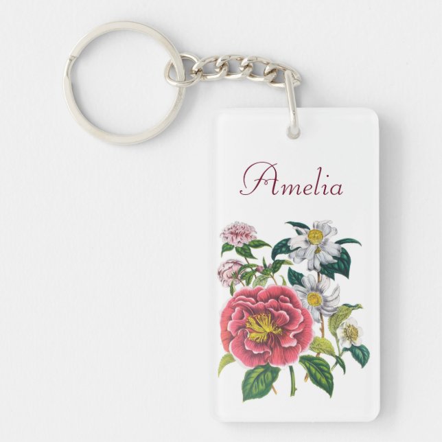 Carnival of flowers keychain (Front)
