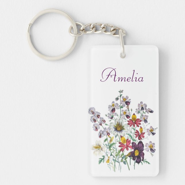 Carnival of flowers keychain (Front)
